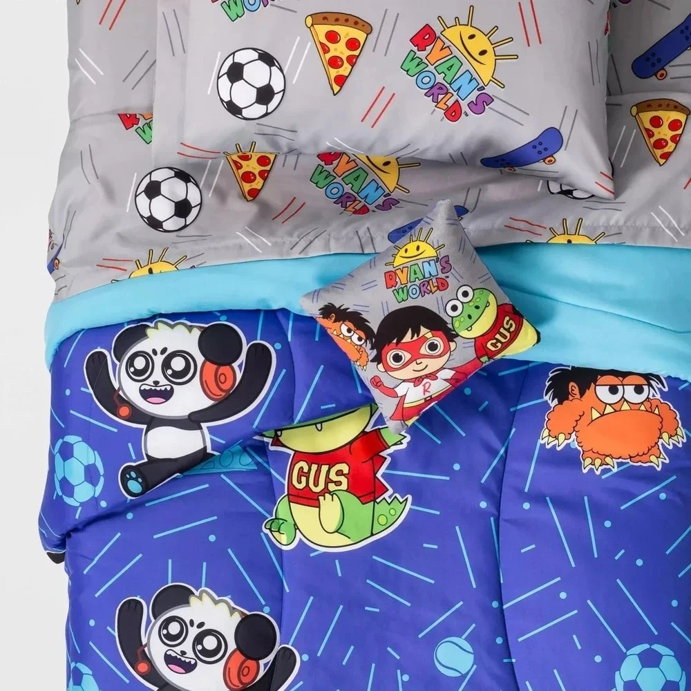 NEW Ryans World Micro Fiber Kids Super Soft Comforter Twin Size 64